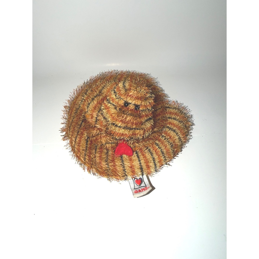 Ganz Webkinz Corn Snake Plush Orange Black Striped Stuffed Animal Toy No Code
